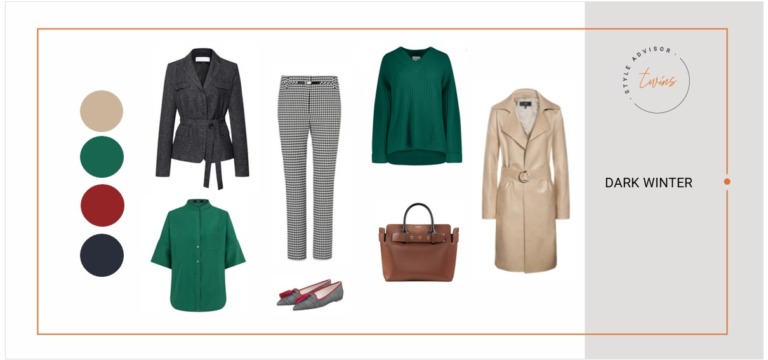 Dark Winter Farbberatung Outfits