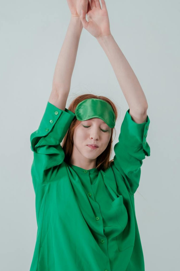 Pyjama Sportlich grün