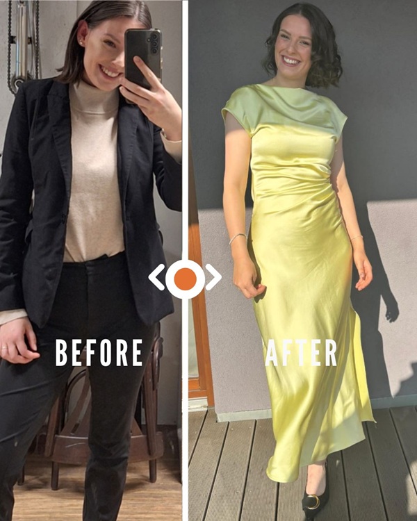 Vorher Nachher Umstyling Helena