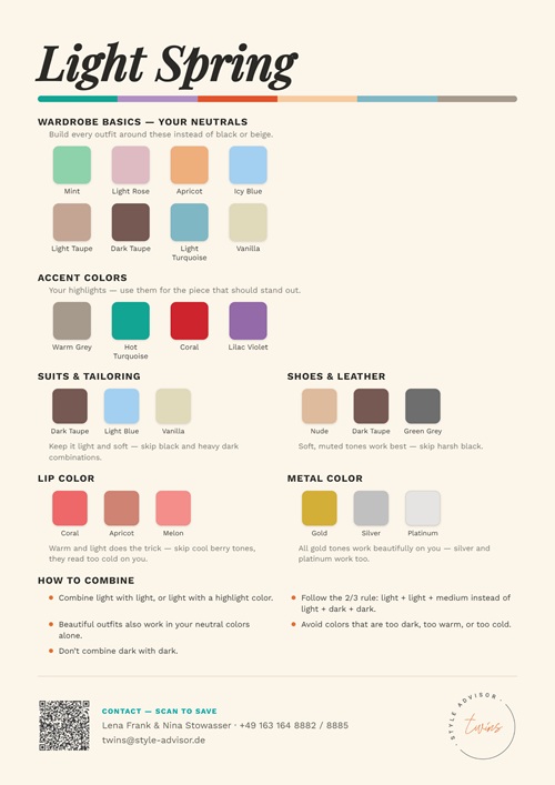 Light Spring Farben