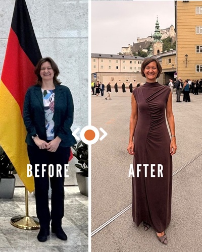 Vorher Nachher_Styling_Frau Farb-und Stilberatung München